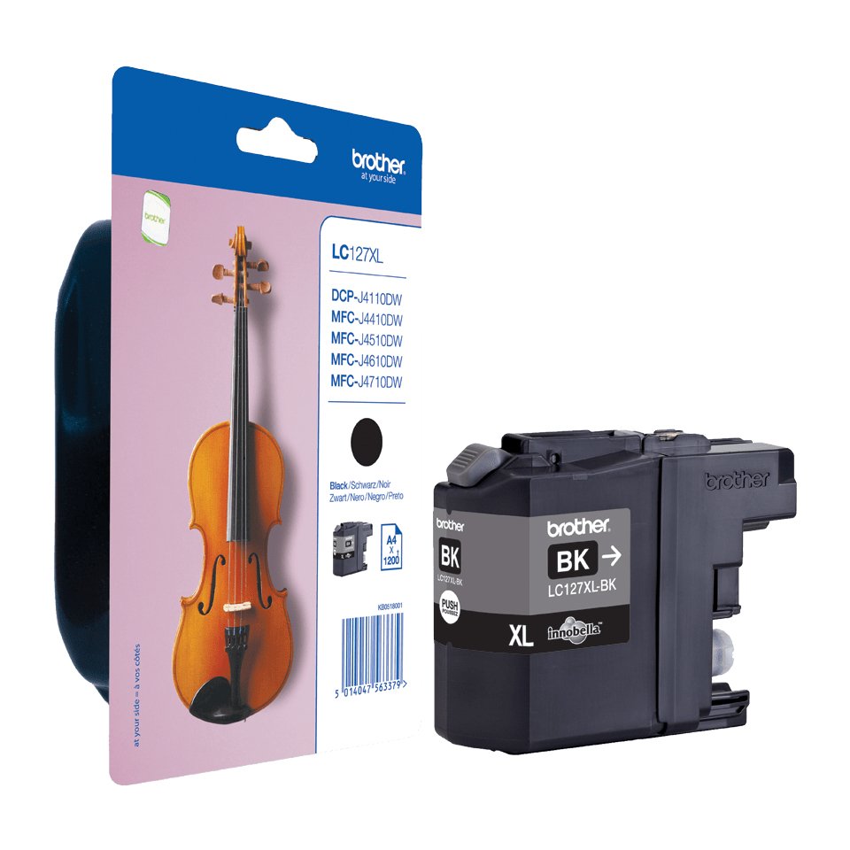 EAN 5014047563379 - Brother LC127XLBKBP cartucho de tinta 1 pieza(s) Original Negro imagen 2
