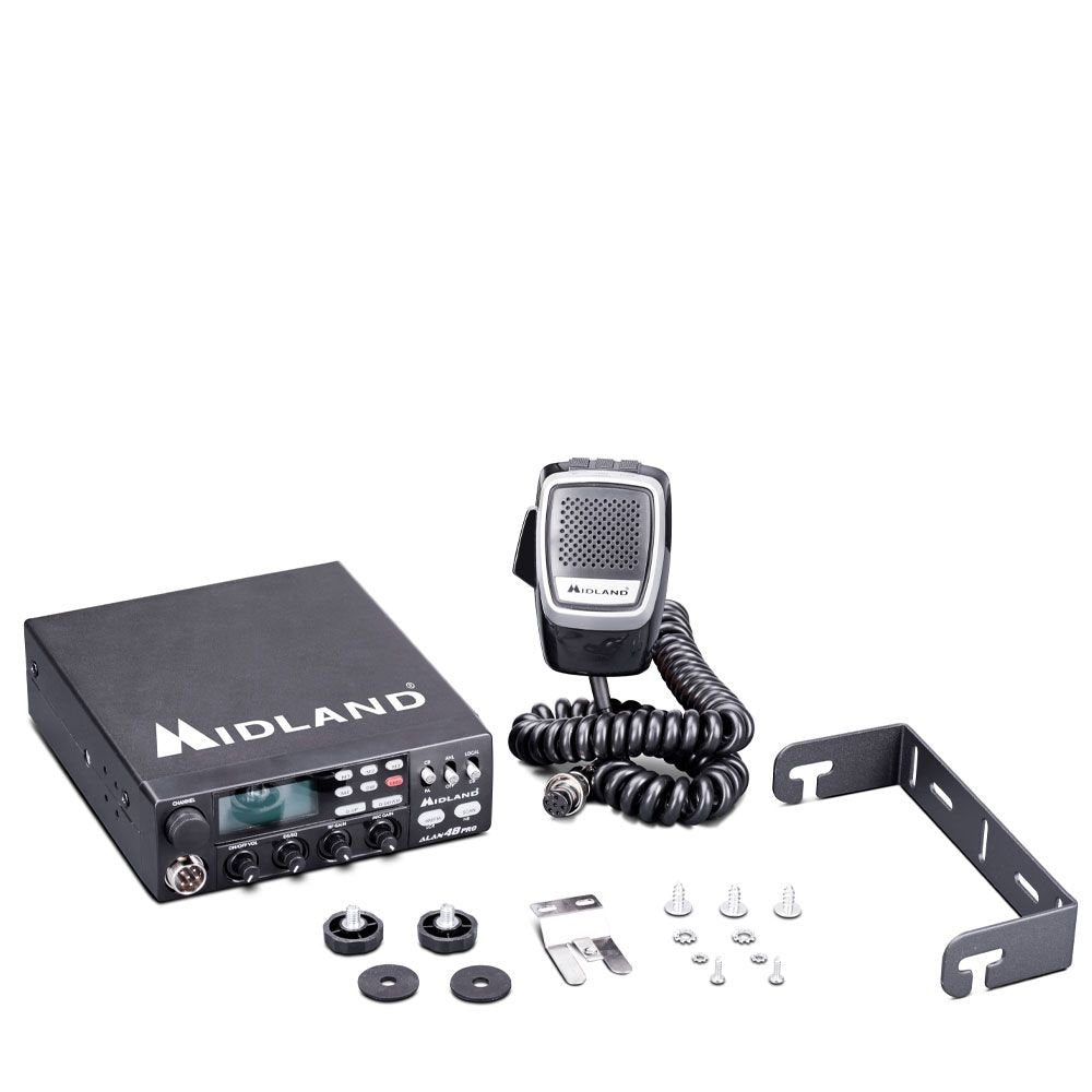 EAN 8011869202476 - Midland Alan 48 Pro two-way radios 400 canales 26.565 - 27.99125 MHz Negro imagen 3