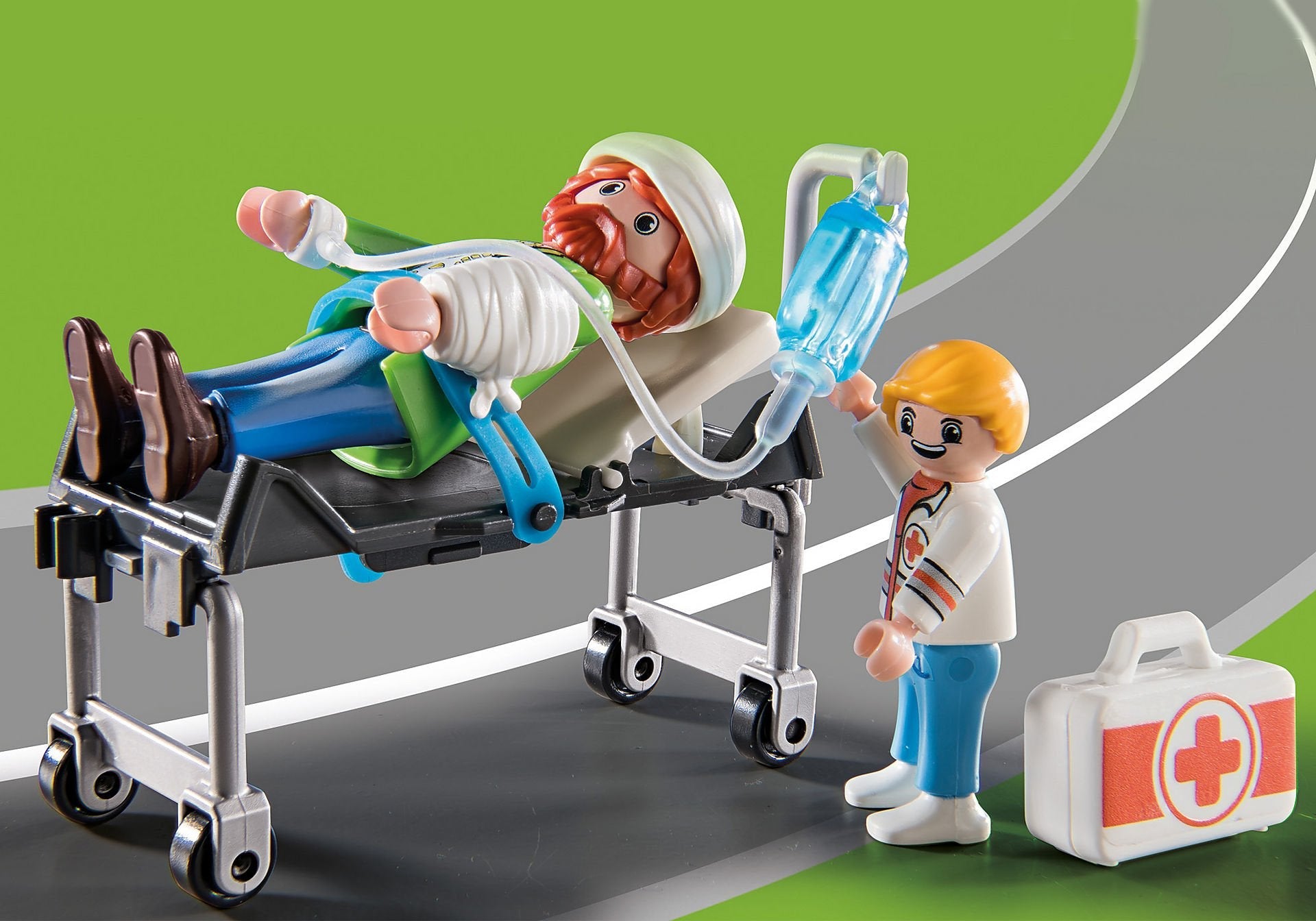 Playmobil Duck On Call Camion Ambulancia