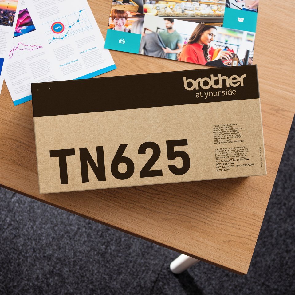 EAN 4977766843515 - Brother TN-625BK cartucho de tóner 1 pieza(s) Original Negro imagen 2