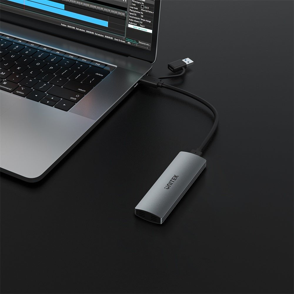 EAN 4894160048493 - UNITEK uDrive Caja externa para unidad de estado sólido (SSD) Gris M.2 imagen 3