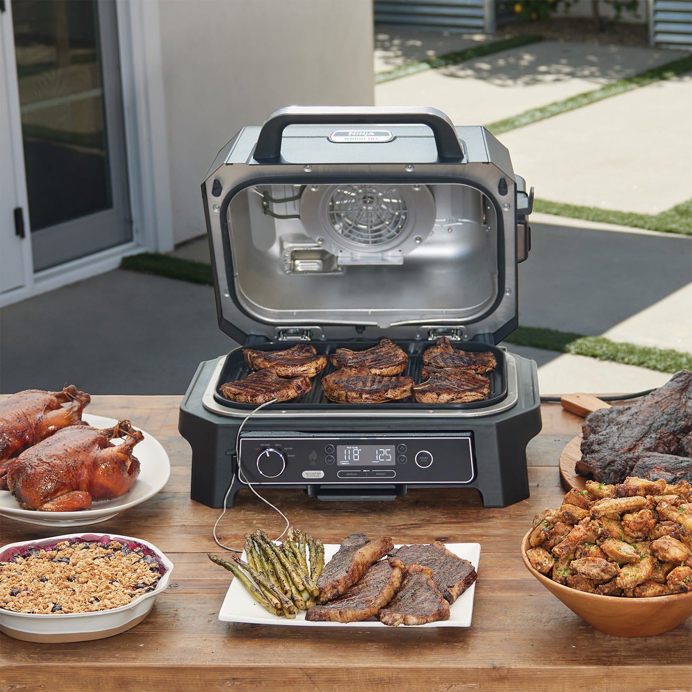 EAN 0622356281058 - Ninja OG850EU barbacoa y parrilla al aire libre Eléctrico Negro, Gris 1700 W imagen 3
