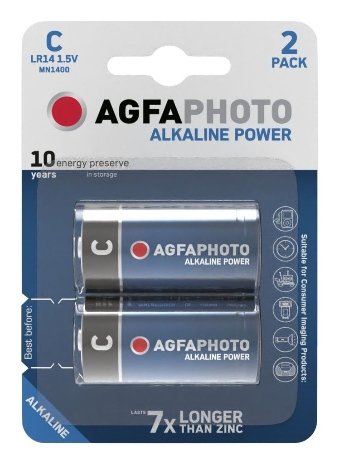 Agfaphoto Bateria Alkaline, Baby, C, Lr14, 1.5v