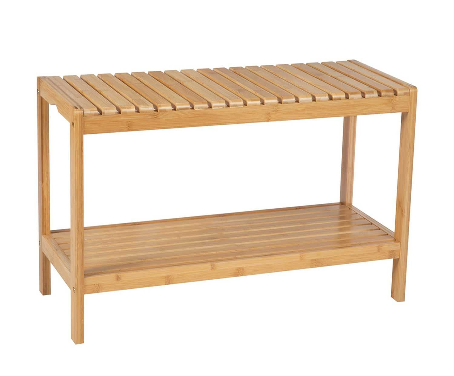 Banqueta De Bambú 80x32x47cm Mu73108 Andrea House