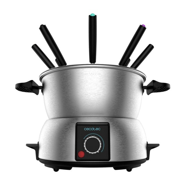 Cecotec Elektrisches Fun Gourmetfondue (Edelstahl, 1.000 Watt) 8018