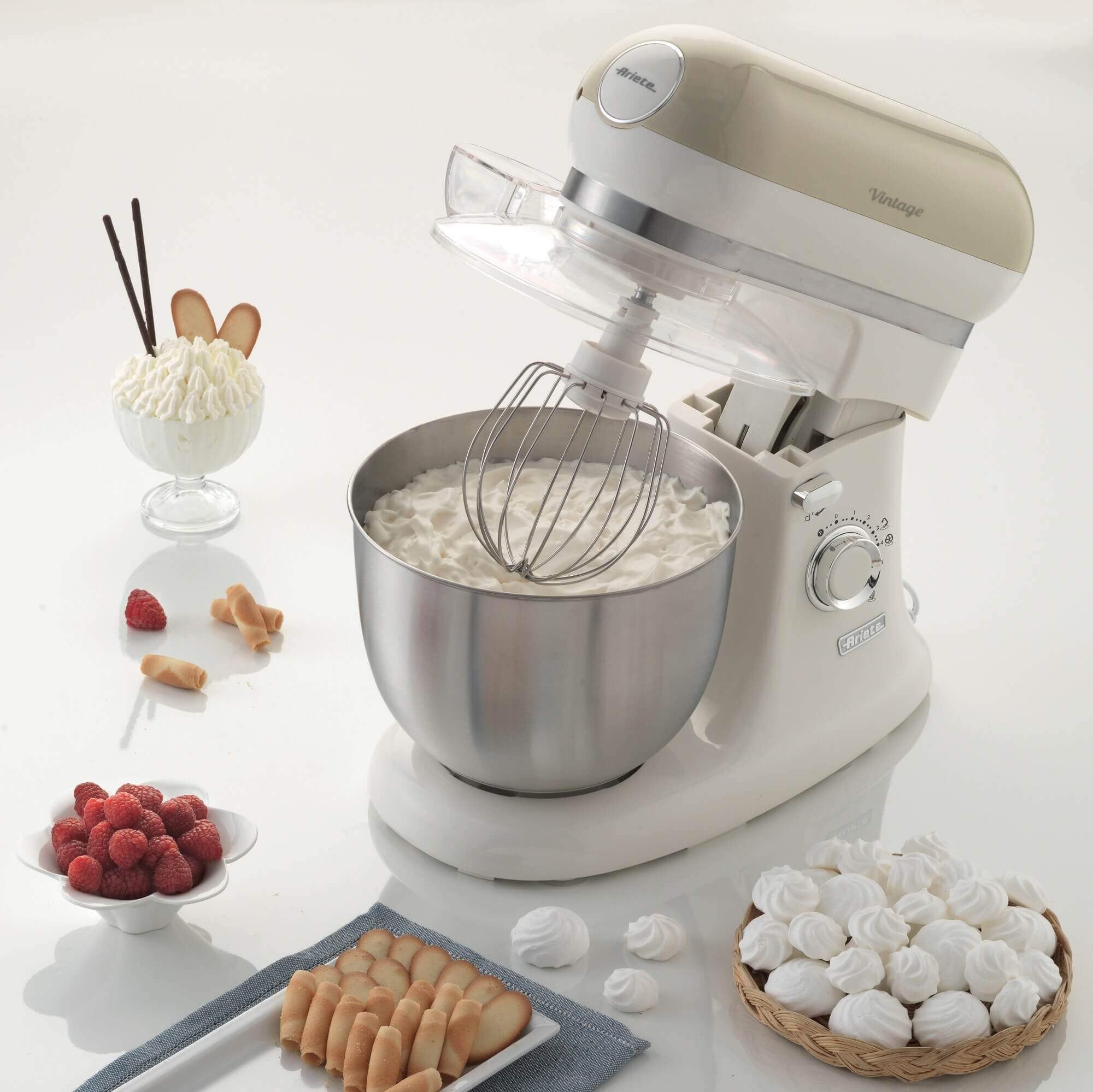 Ariete 1588 Robot De Cocina 5,5 L Beige, Blanco 2400 W