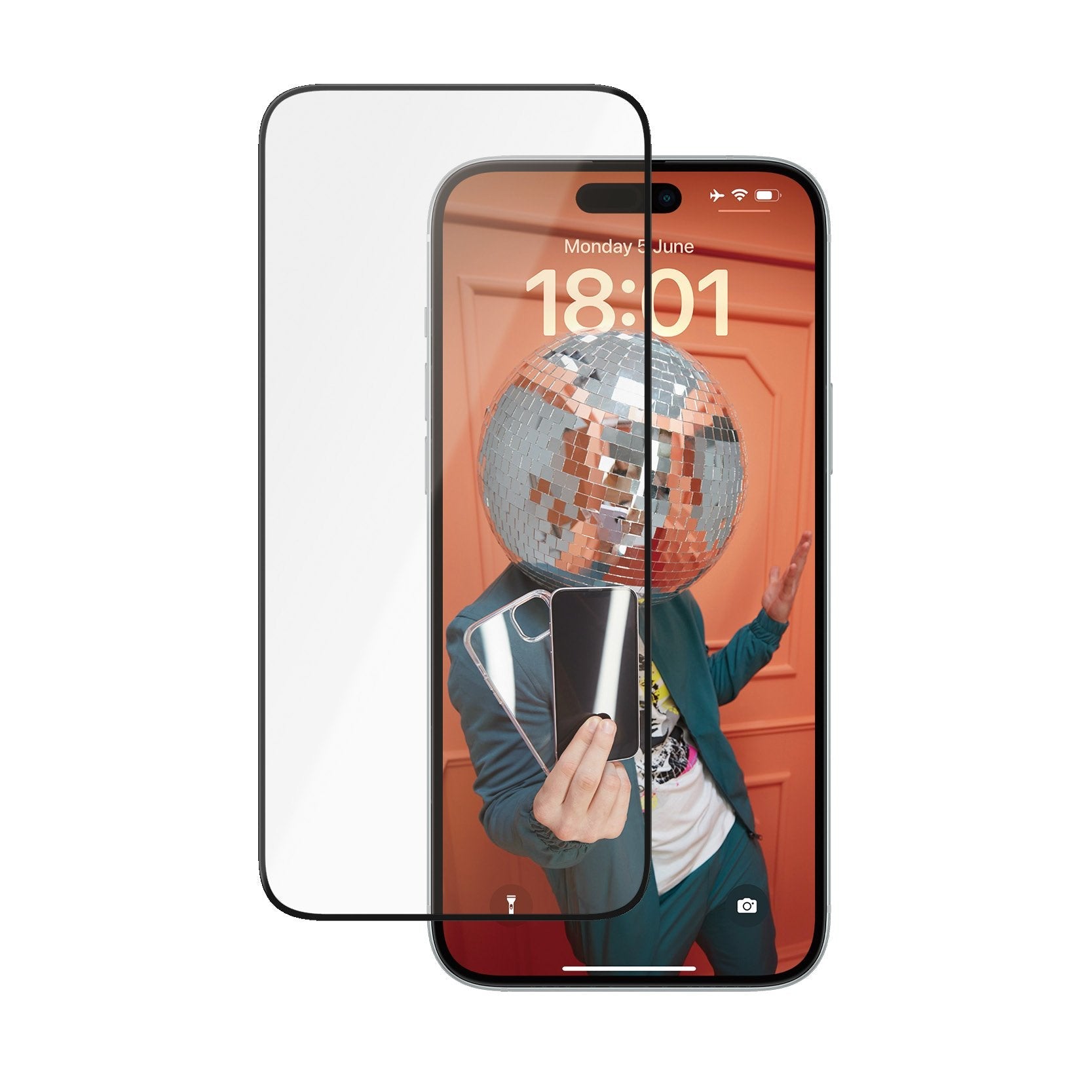 Panzerglass Ceramic Protection Para Iphone 15 Plus Ultra-Wide Fit W. Easyaligner