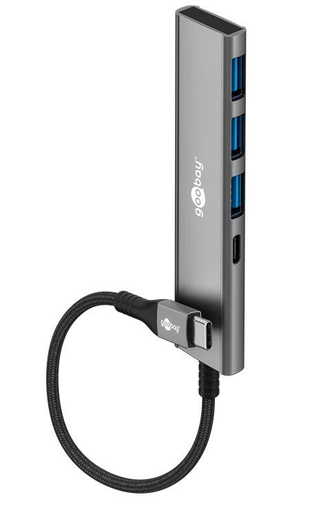 EAN 4040849765629 - Goobay 76562 hub de interfaz USB Tipo C 5000 Mbit/s Gris imagen 1