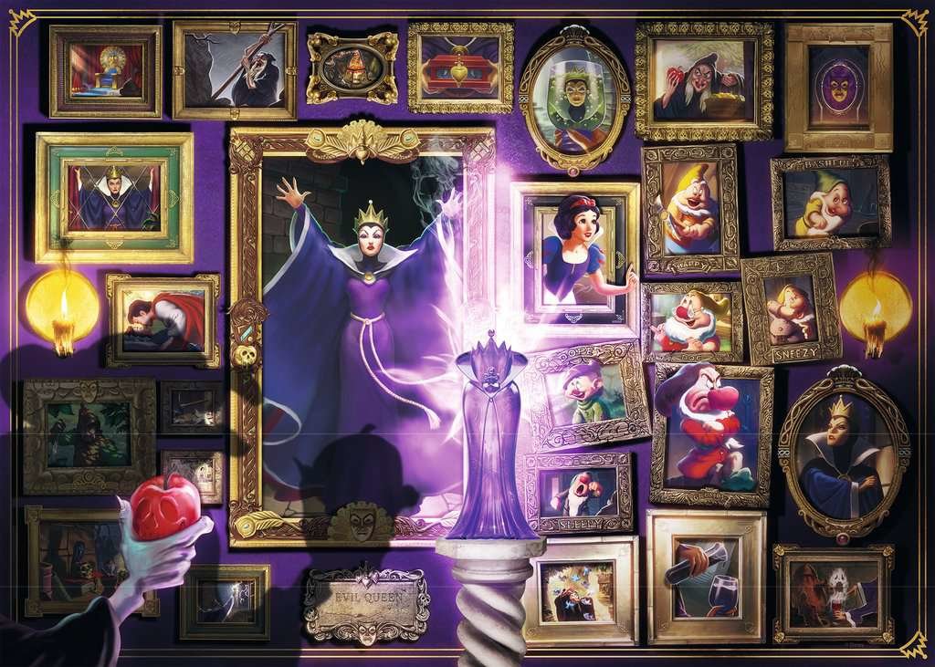 Puzzle Grimhilde Villanos Blancanieves Disney 1000pzs