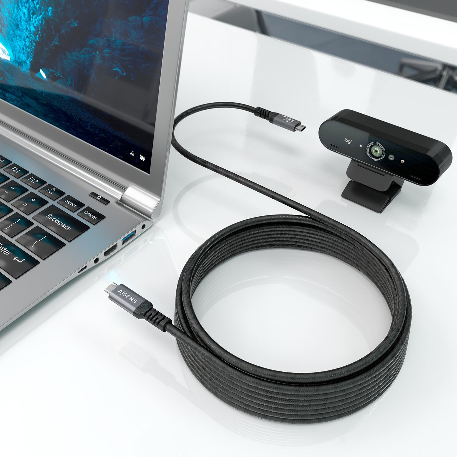 EAN 8435739904534 - AISENS A107-0991 cable USB USB 3.2 Gen 1 (3.1 Gen 1) 7 m USB C 5 Gbit/s imagen 4