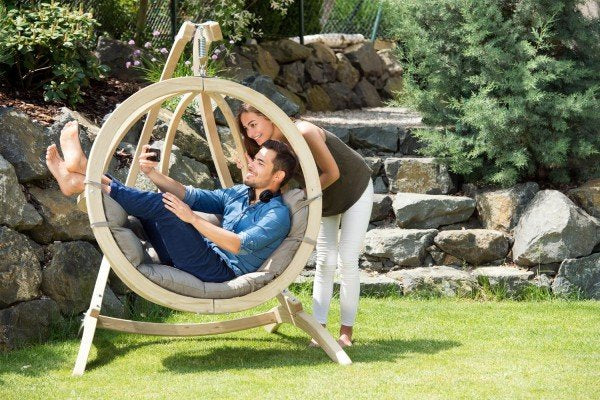 Amazonas Az-2030812 Silla Colgante Gris Pardo Silla Colgante Con Forma De Huevo