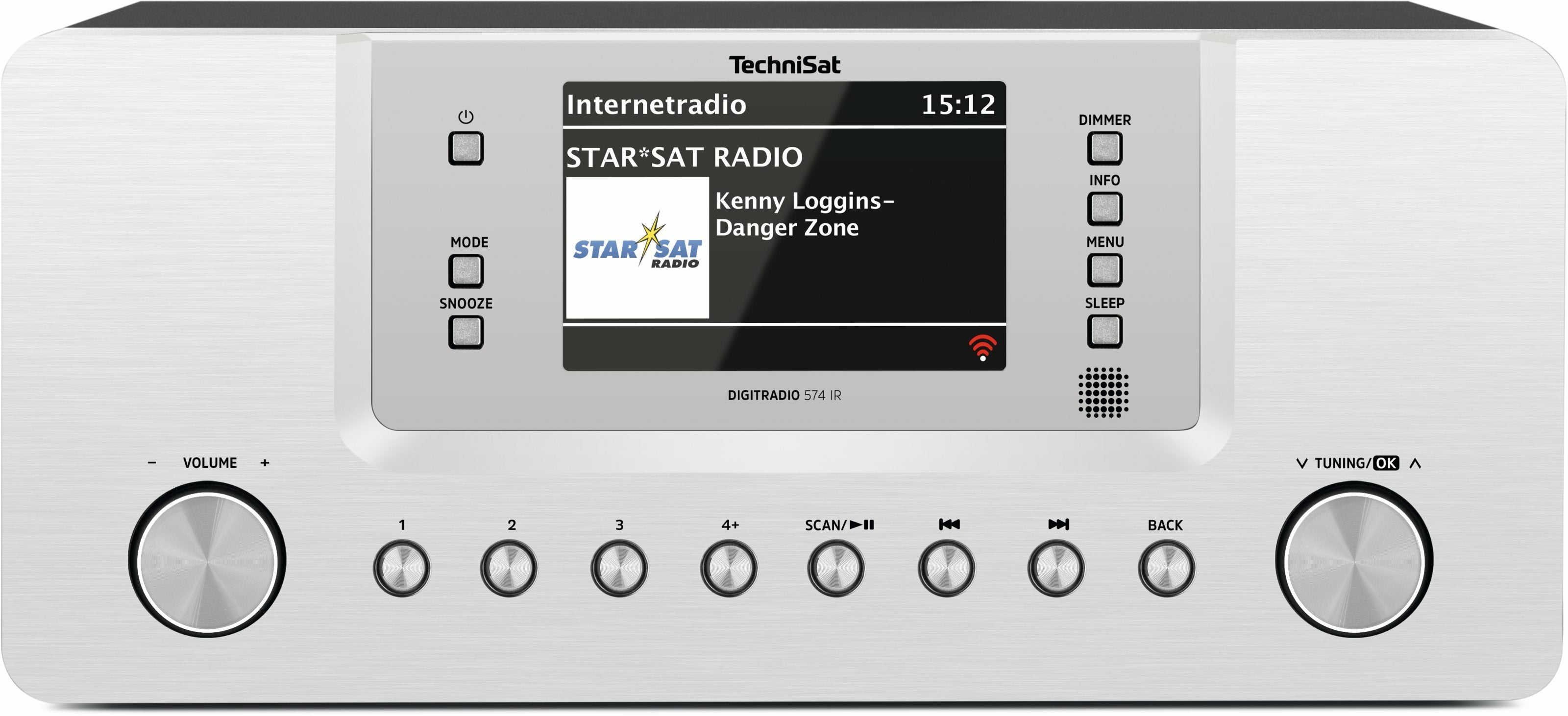 Digitradio Technisat 574 Ir Silver