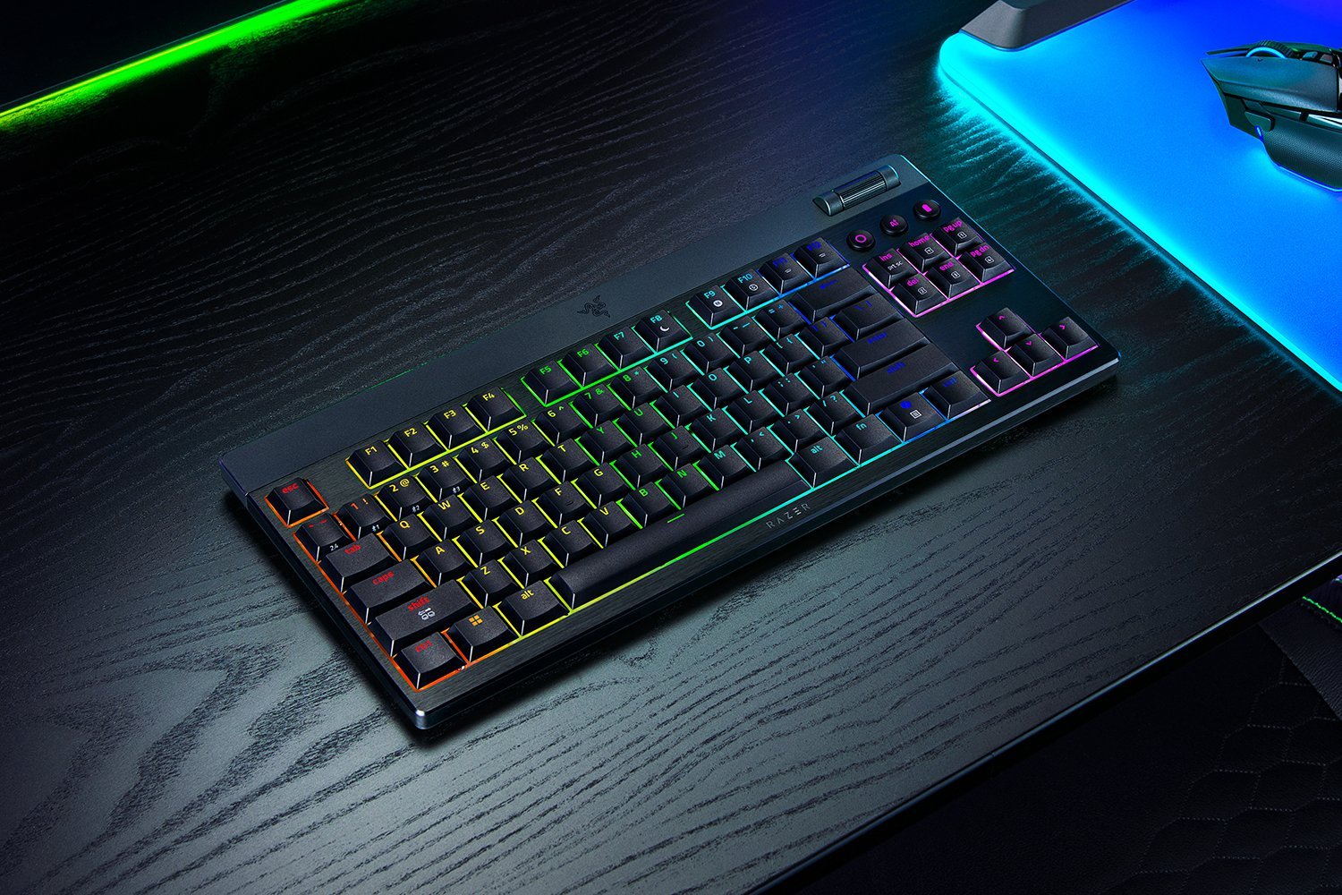 EAN 8887910073773 - Razer BlackWidow V4 Low-Profile Tenkeyless HyperSpeed teclado Juego USB + RF Wireless + Bluetooth QWERTY imagen 1