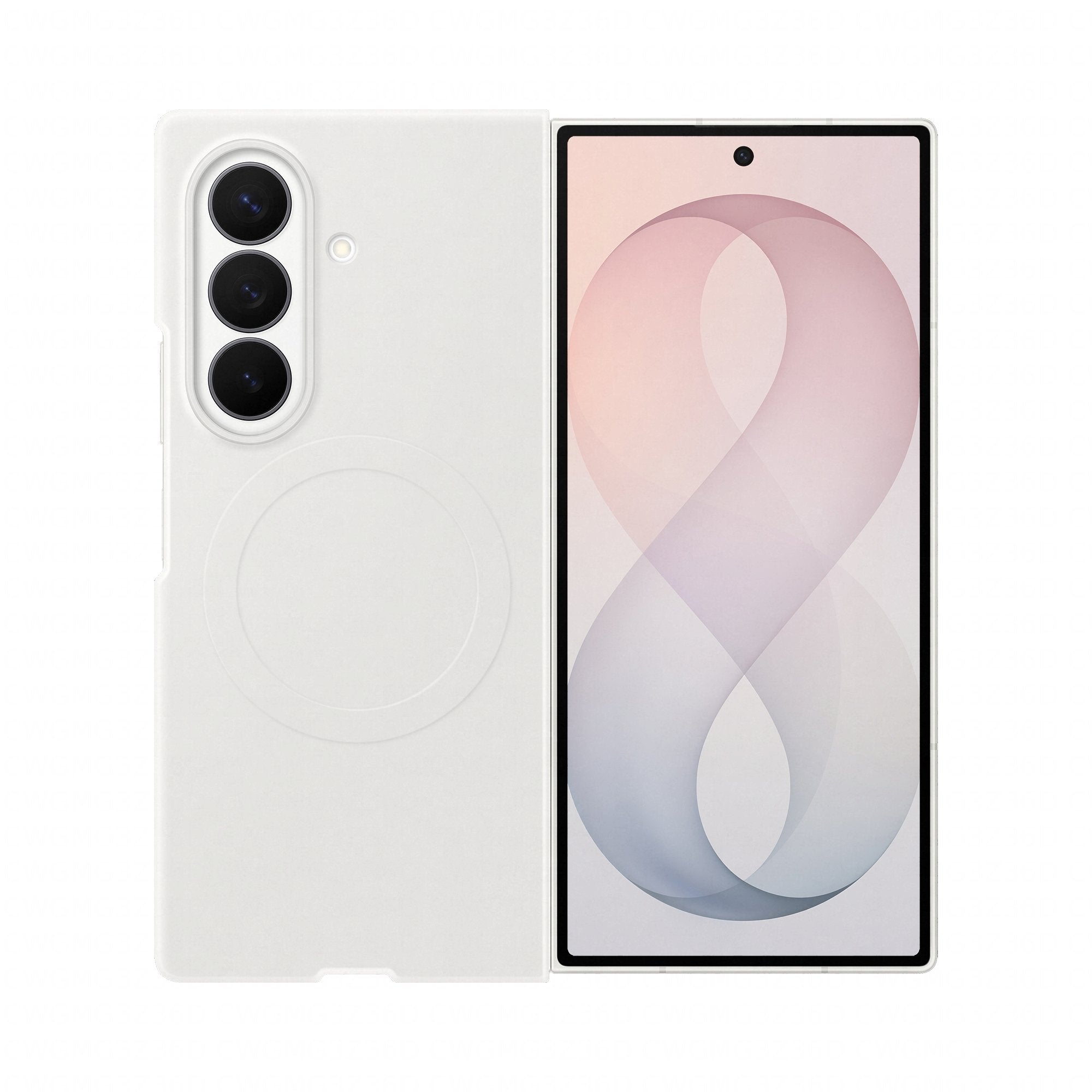 Funda Silicone Magnet Z Fold8 Cream