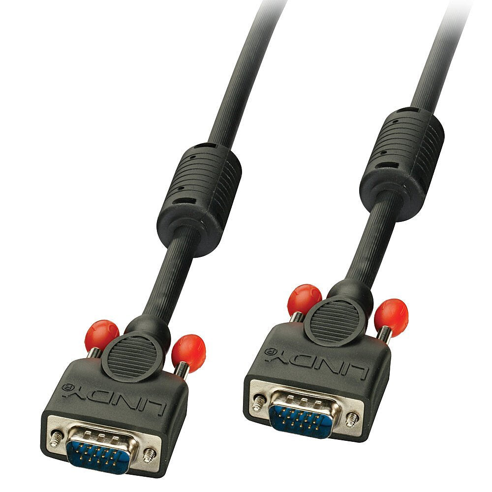 Lindy 36371 Cable Vga 0,5 M Vga (D-Sub) Negro