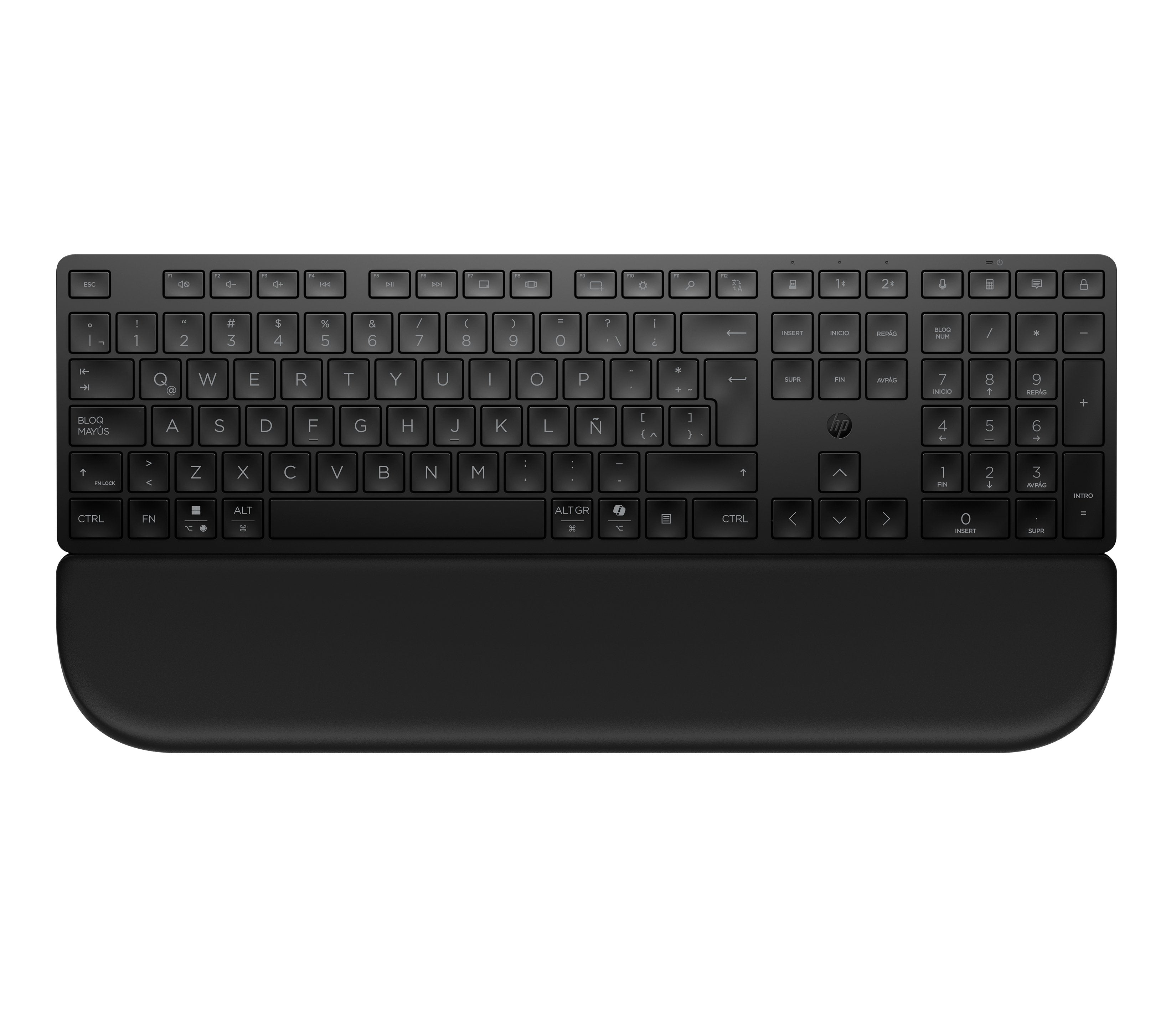 EAN 0198990909790 - HP Multi-Device Dual-Mode Keyboard with Palm Rest 580K teclado Negro imagen 4