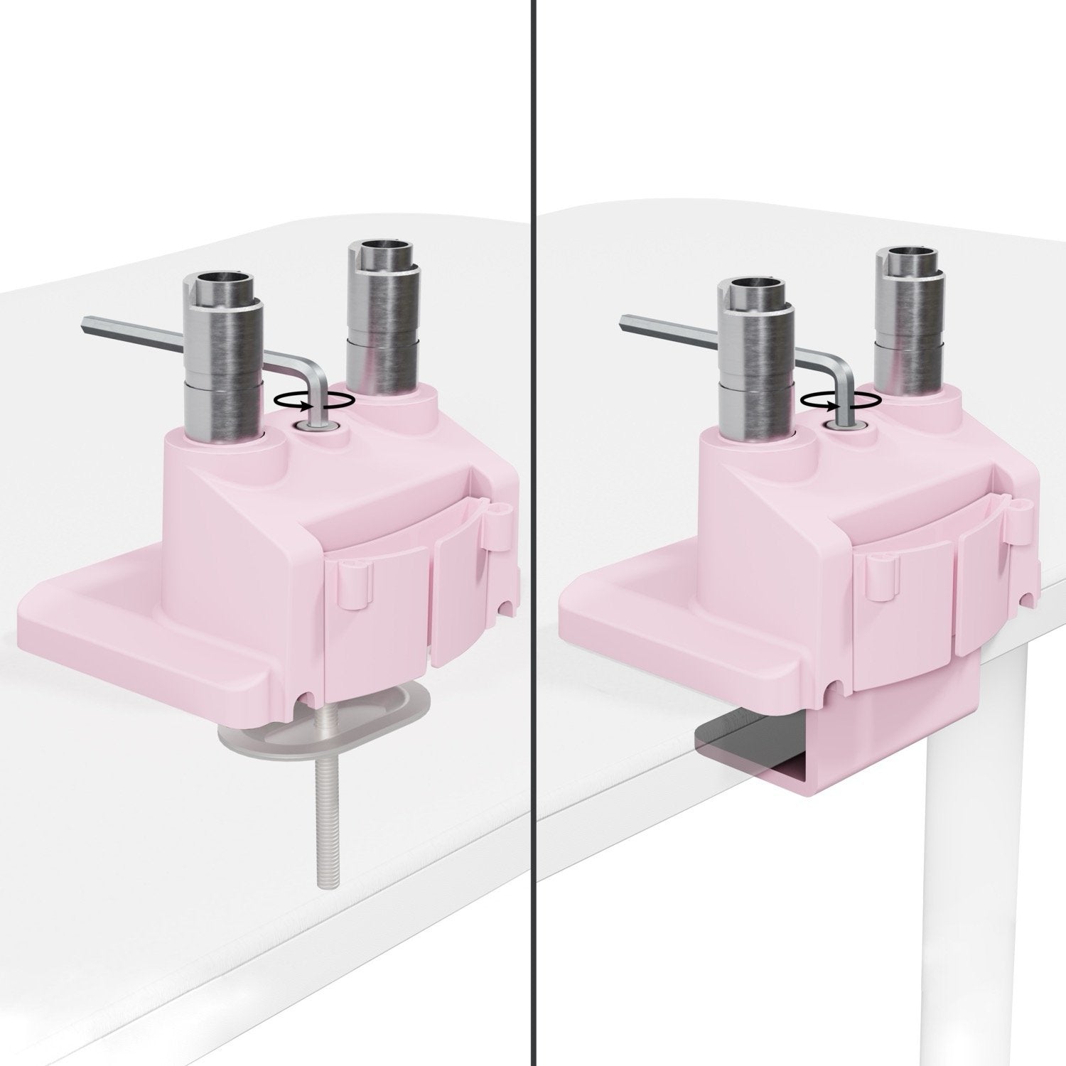 EAN 850072937373 - Arozzi AZ-ALZARE-NEO-DUO-PNK soporte para monitor 81,3 cm (32") Escritorio Rosa imagen 4