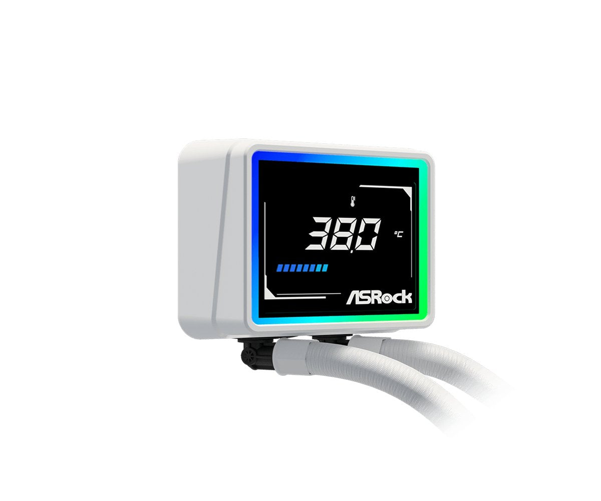 Refrigerador Liquido Cpu Asrock Challenger 360 Digital Argb White