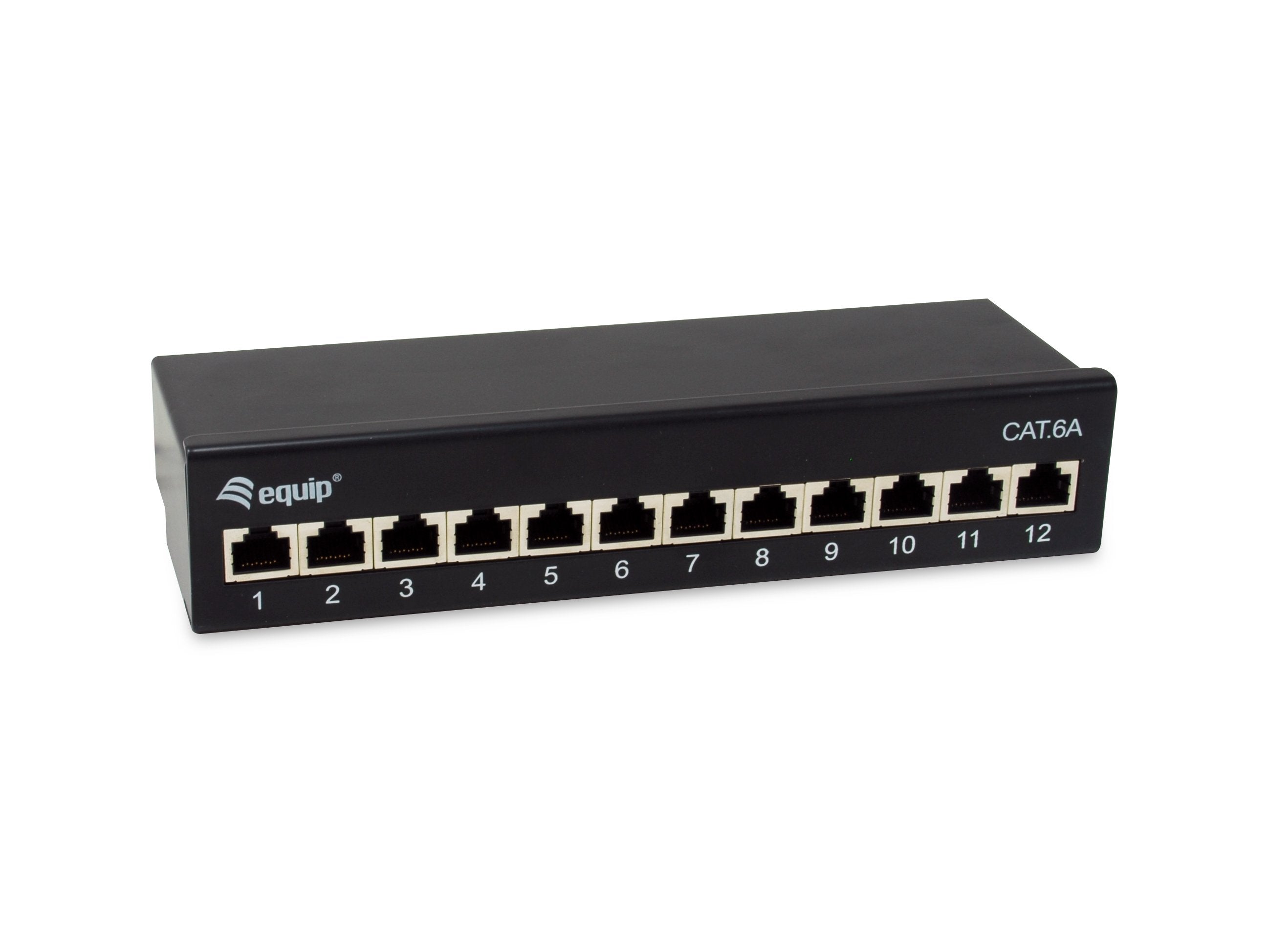 Equip Patchpanel 12x Rj45 Cat6a Ftp 1he Premium Negro