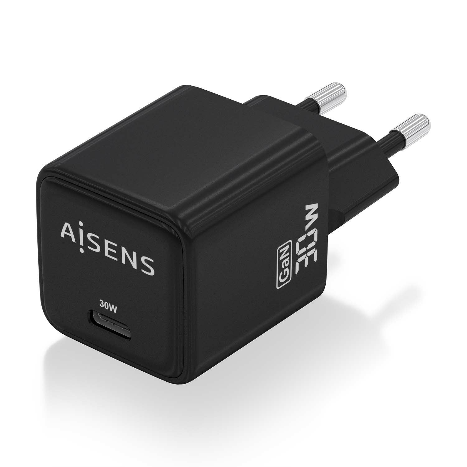 EAN 8435739901274 - AISENS ASCH-30W1P036-BK cargador de dispositivo móvil Universal Corriente alterna Carga rápida Interior imagen 2