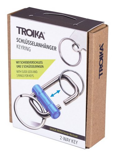 Troika Schlüsselanhänger 2-Way Key Azul