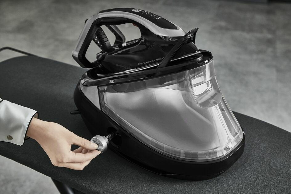 Centros De Planchado Tefal Pro Express Vision Gv9821 3000 W 1,2 L Durilium Airglide Autoclean Soleplate Negro, Plata