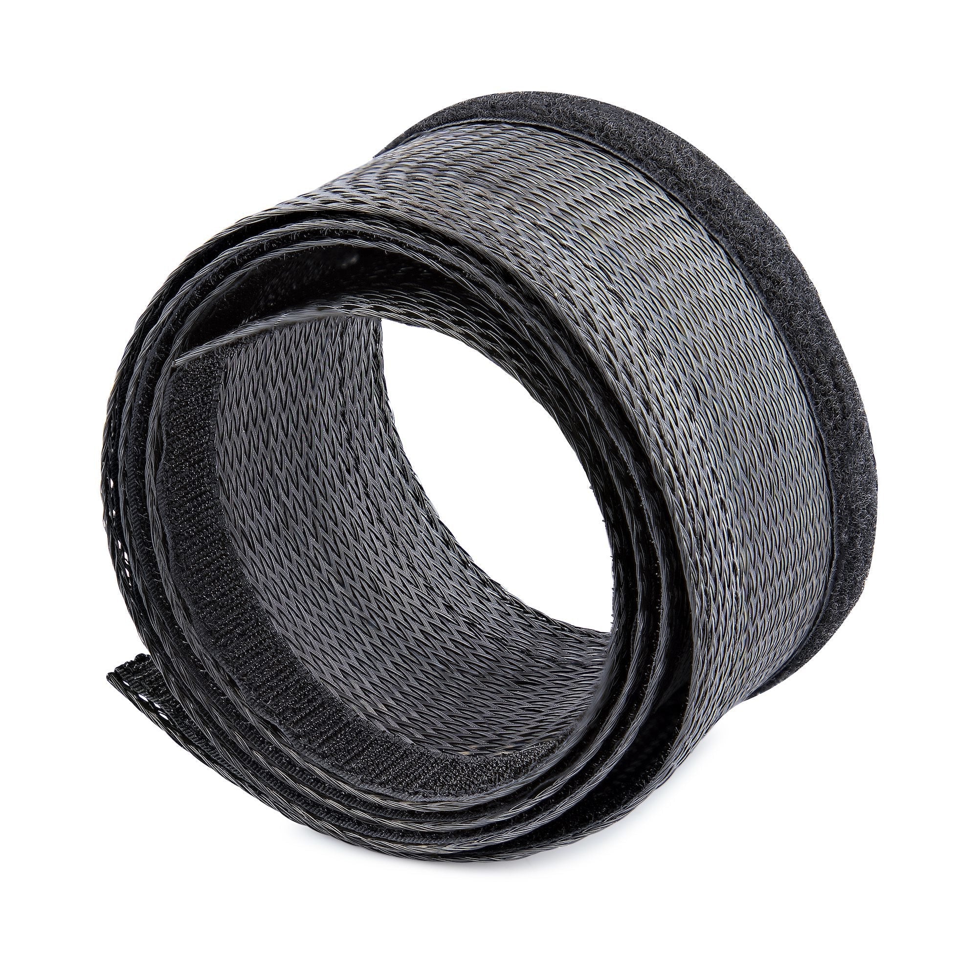 Startech Manga Gestión De Cableado Flexible 3m Negro