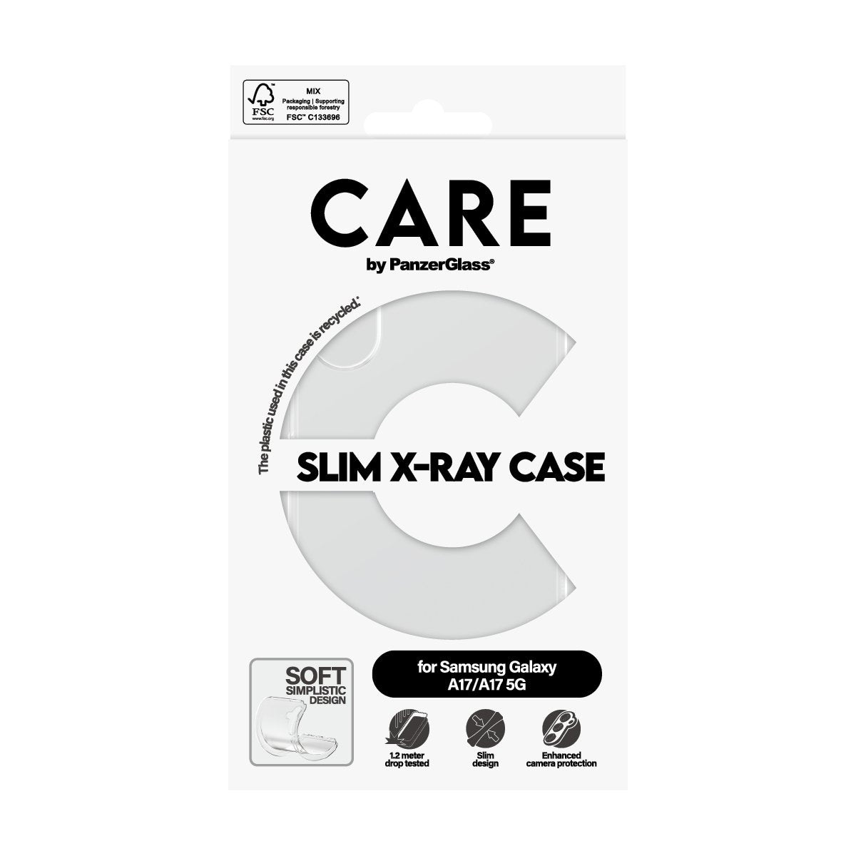 EAN 5715685031663 - PanzerGlass CARE™ by ® X-Ray Case Samsung Galaxy M17 5G | A17 4G | A17 5G funda para teléfono móvil Trans imagen 3