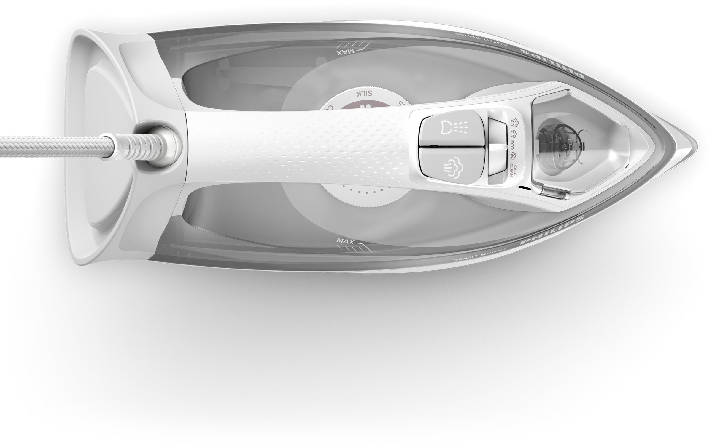 EAN 8710103968047 - Philips 5000 series DST5010/10 plancha Plancha a vapor Suela SteamGlide Plus 2400 W Gris, Blanco imagen 4