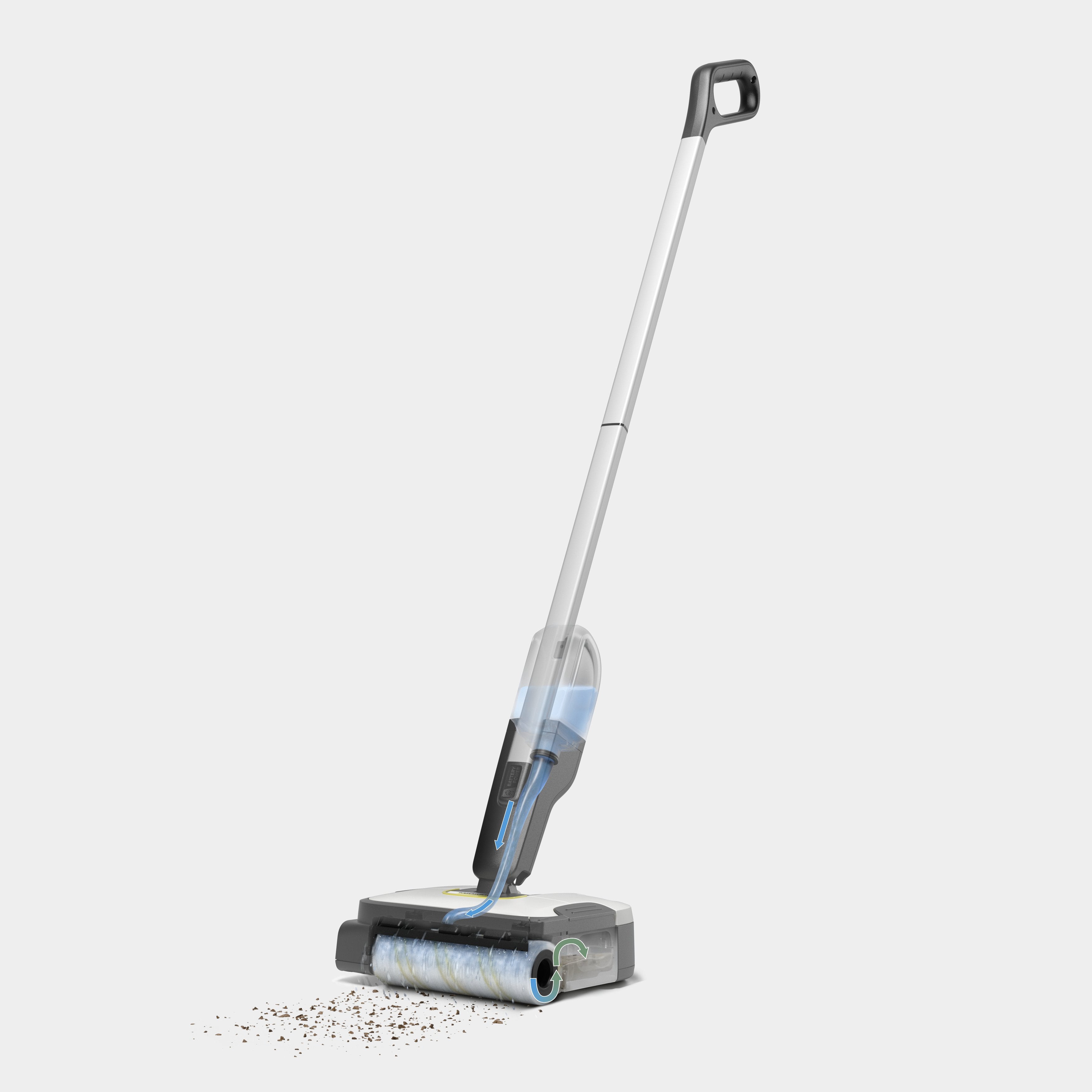 EAN 4054278926438 - Kärcher FC 2-4 Escoba eléctrica Batería Seca y húmeda Sin bolsa Negro, Gris, Blanco 2,5 Ah imagen 9