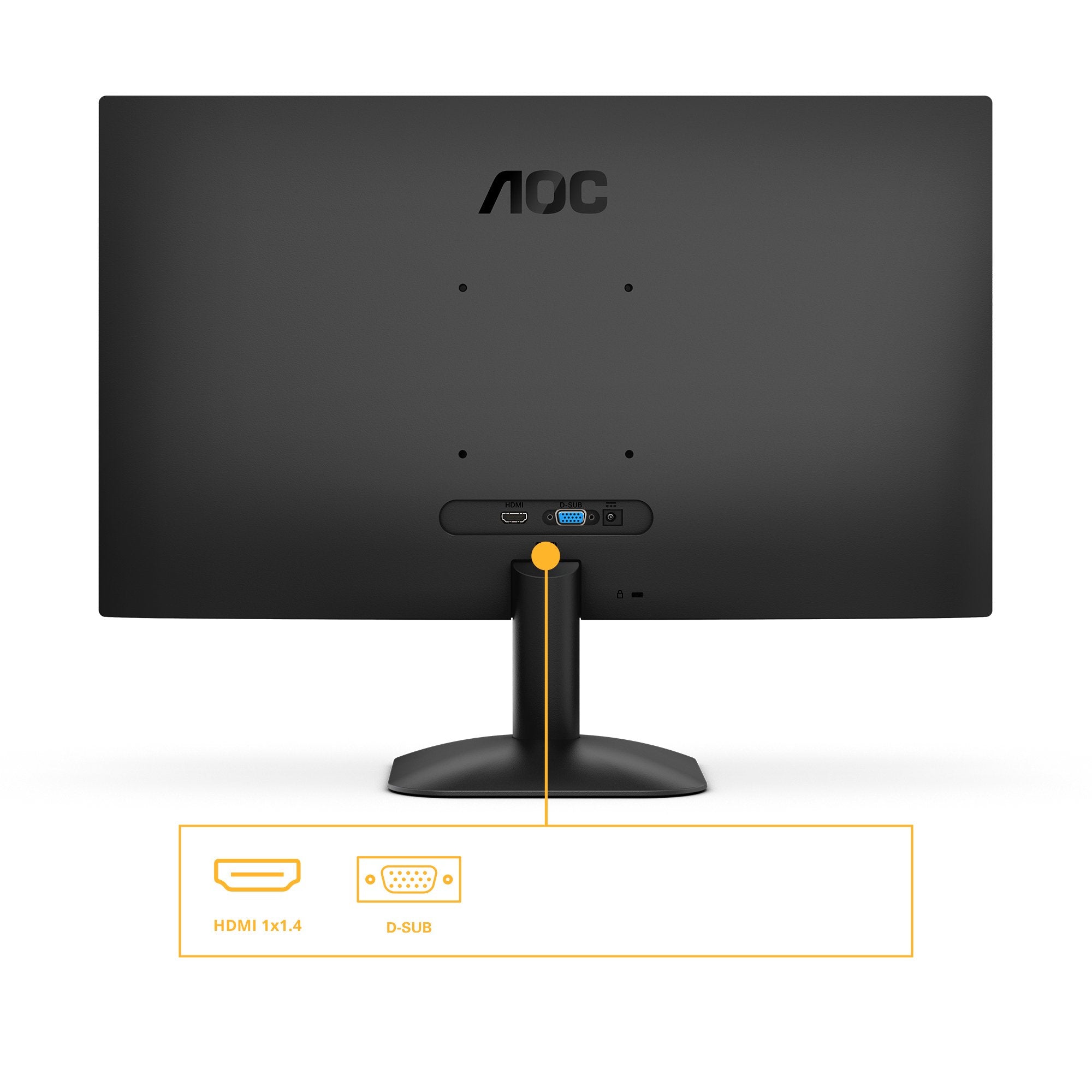 Monitor Aoc 24b31h 23.8" Ips Fhd 120hz 300cd M2 1ms Vga Hdmi Negro