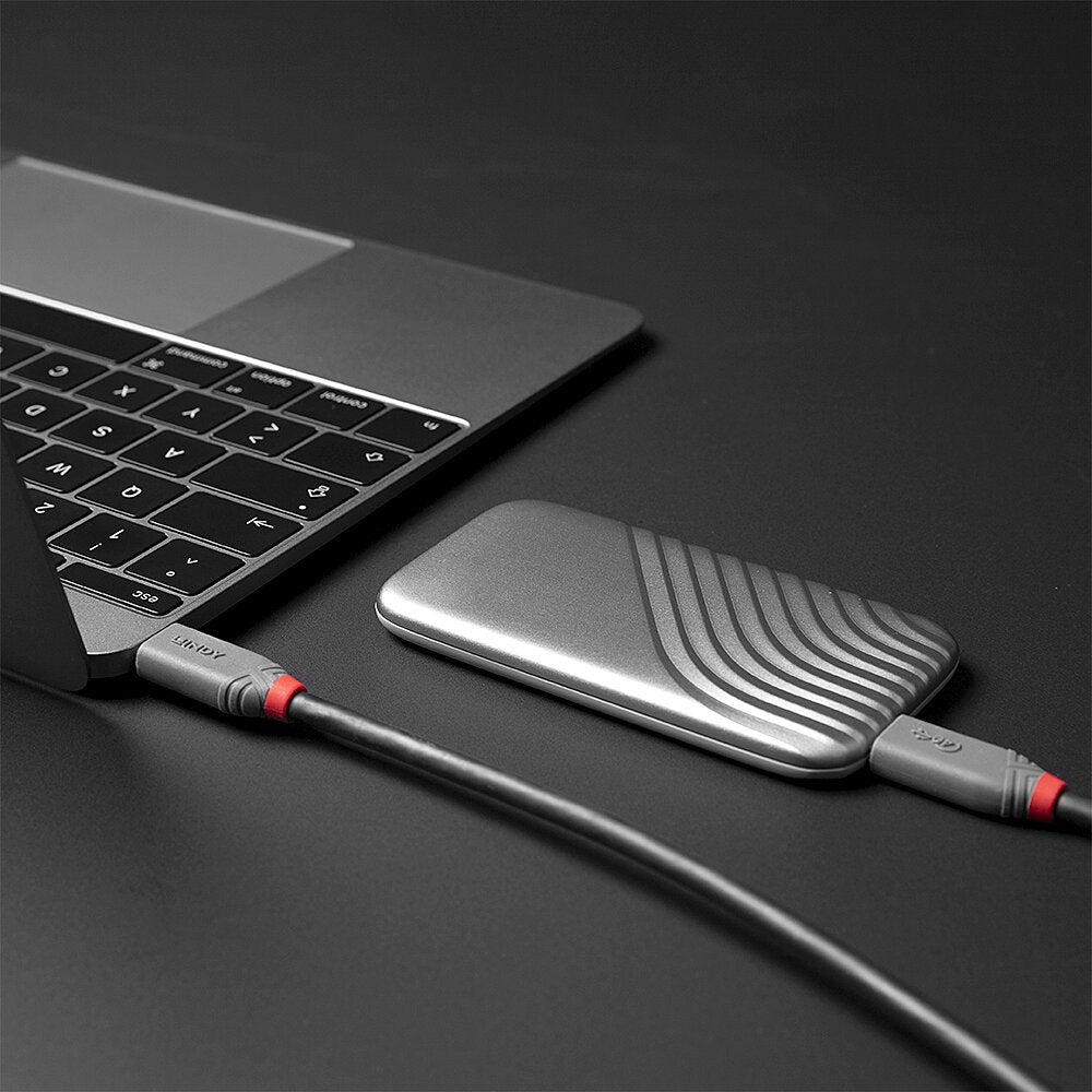 Lindy 36947 Cable Usb 0,8 M Usb4 Gen 3x2 Usb C Negro