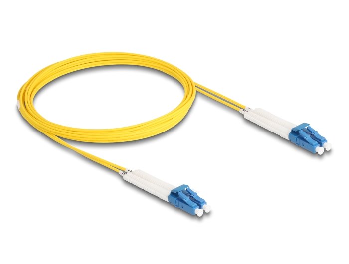 Delock Lwl Cable Lc Duplex A Lc Duplex Singlemode Os2 Winkelbar 3 M