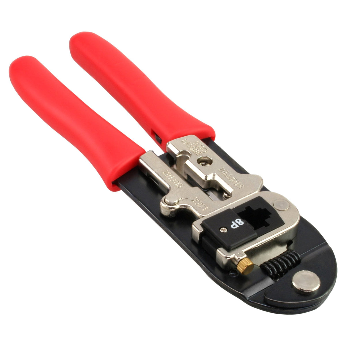 Crimpadora Profesional Inline Para Conectores Rj45 / Western