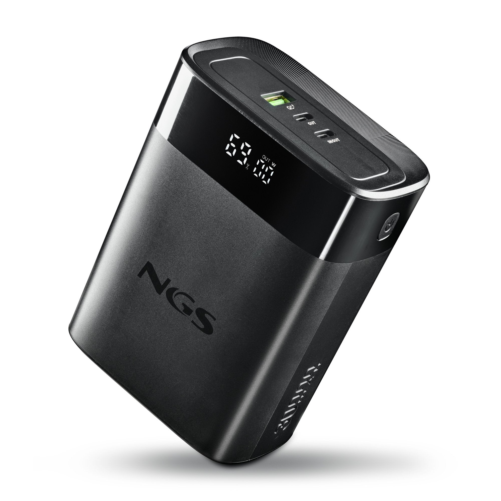 Powerbank 30000mah Ngs Twix30 140w Compatible Con Portátiles Negra