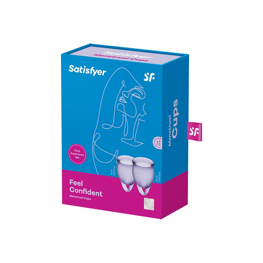 EAN 4061504002033 - Satisfyer Feel Confident Copa menstrual 2 pieza(s) imagen 2