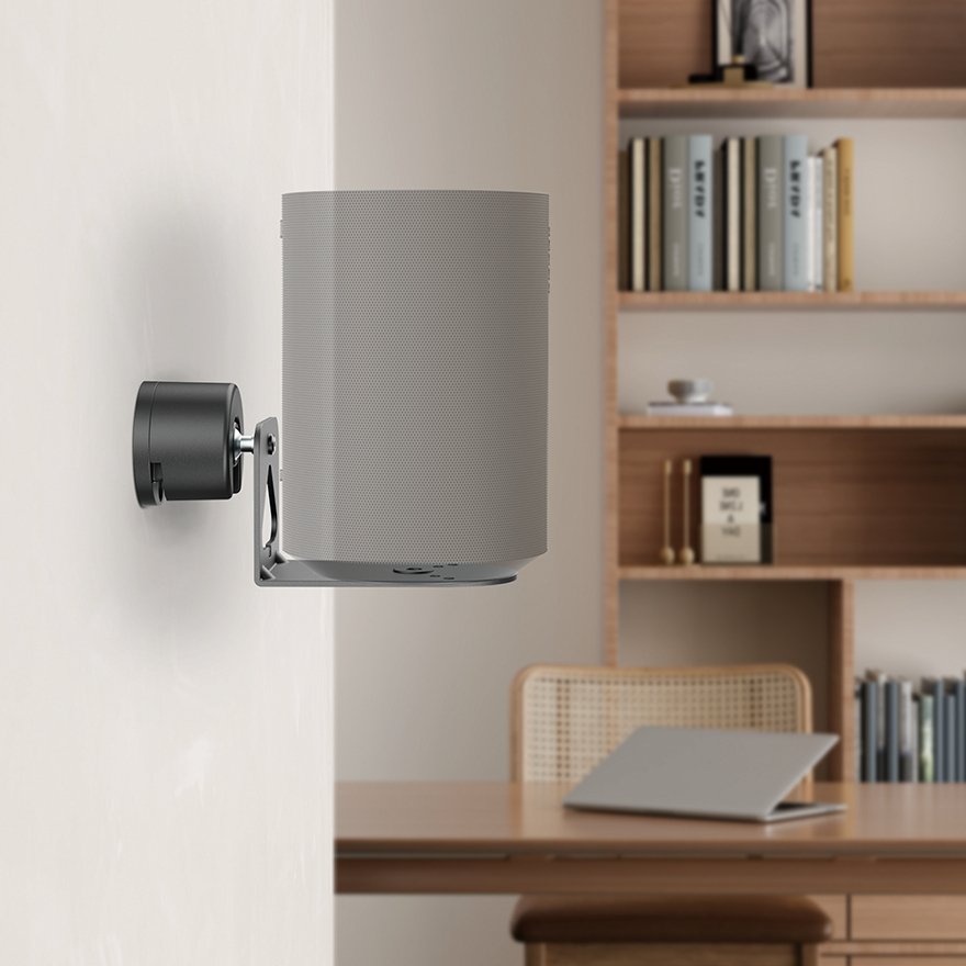 EAN 4052792076202 - LogiLink BP0207 soporte de altavoz Pared Plástico, Acero Negro imagen 5
