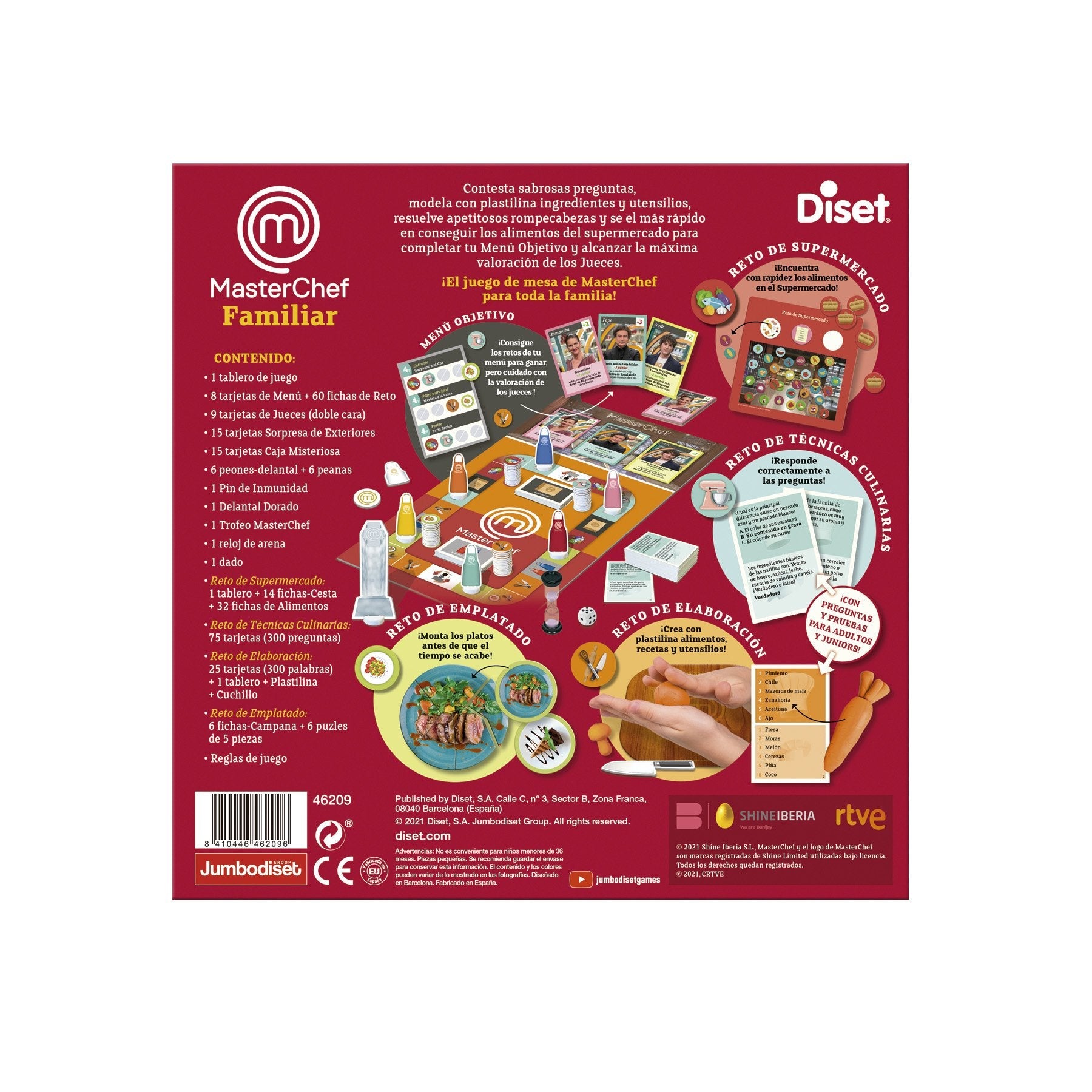 Juego De Mesa Masterchef Familiar Pegi 10