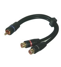 Goobay Avk 309-020 0.2m Cable De Audio 0,2 M Rca 2 X Rca Negro