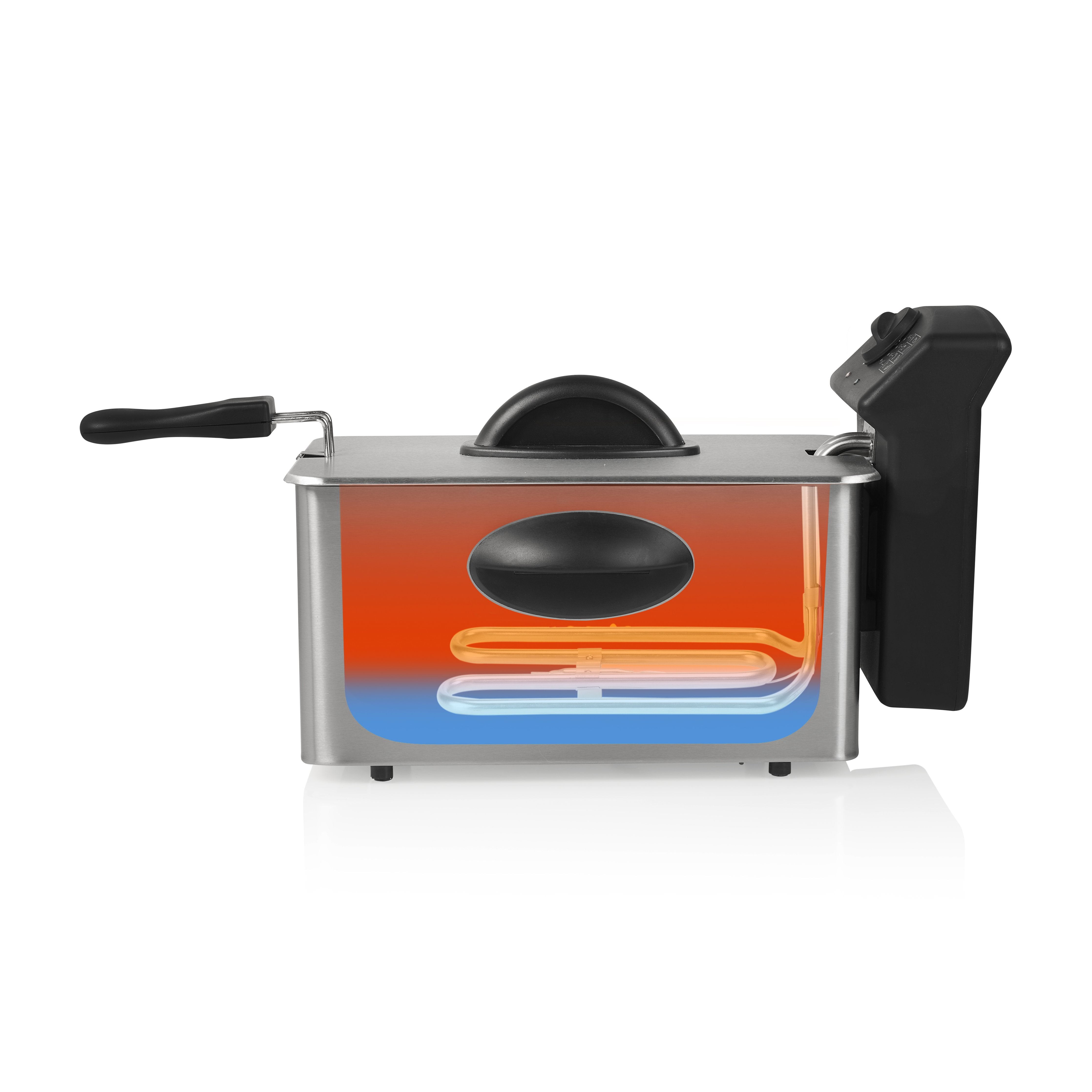 EAN 8713016109750 - Princess 182642 Sencillo 4 L Independiente 2000 W Negro, Acero inoxidable imagen 4