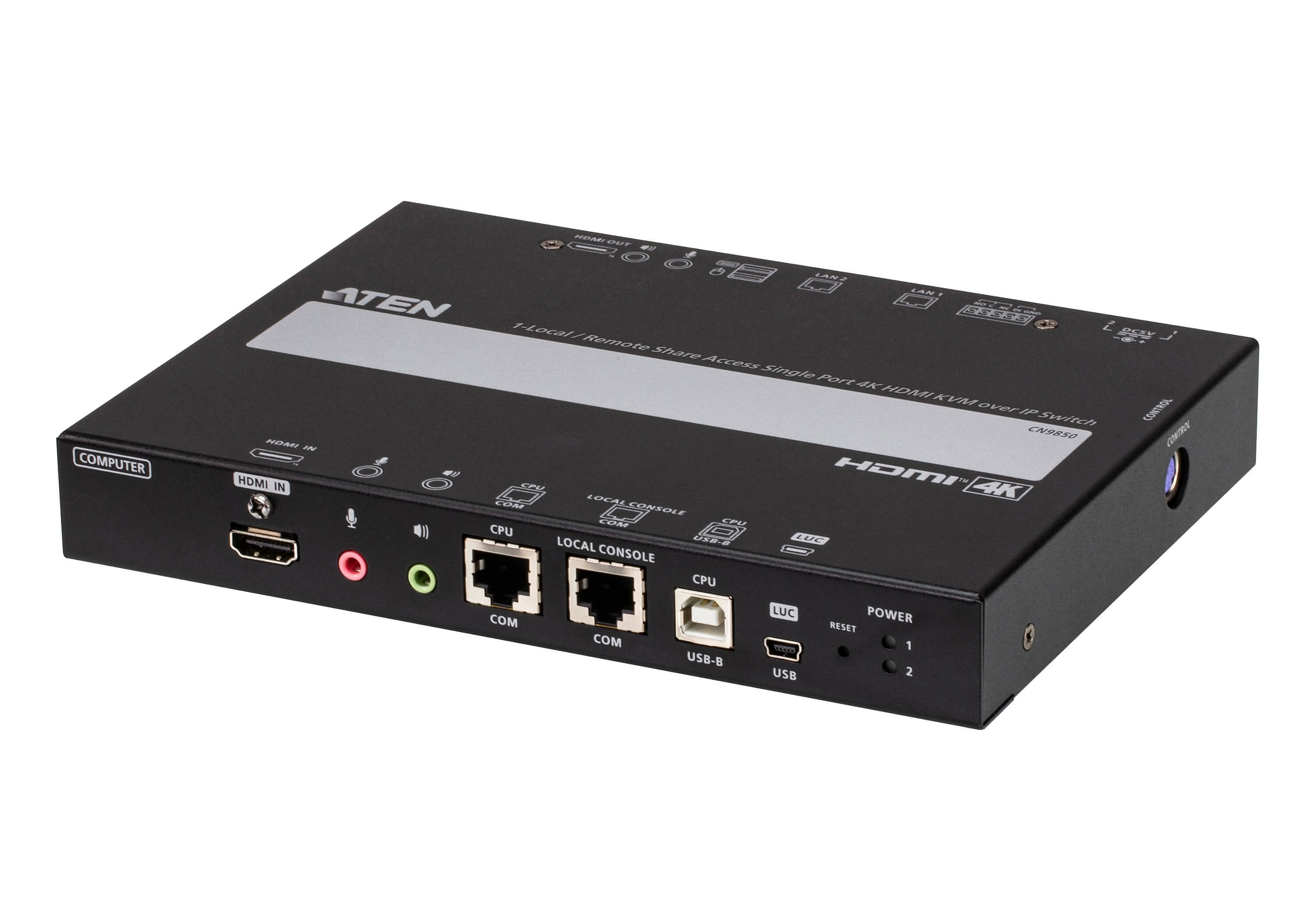 EAN 4710469349324 - ATEN CN9850-AT-G interruptor KVM Negro imagen 1