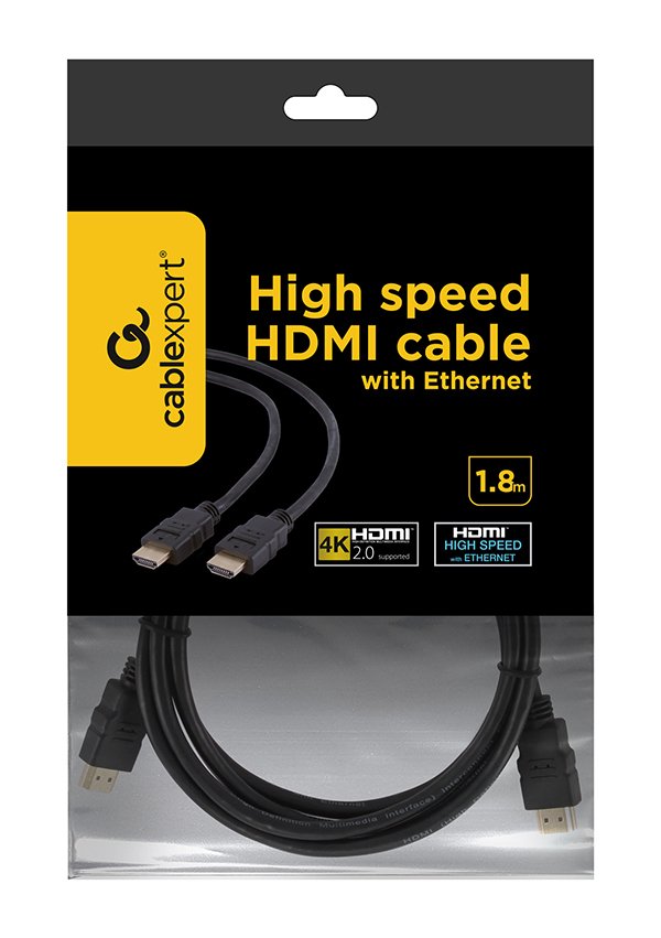 EAN 8716309064057 - Gembird 1.8m HDMI M/M cable HDMI 1,8 m HDMI tipo A (Estándar) Negro imagen 5