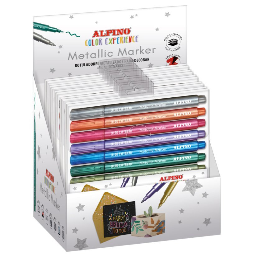 EAN 8413240614203 - Alpino AR001086 marcador 10 pieza(s) Colores surtidos imagen 3