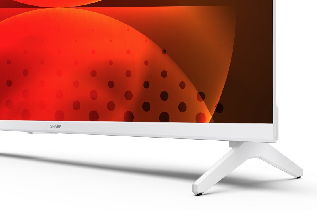Sharp 32fh2ew Sin Marco Android Hd Ready De 32" (81 Cm), Asistente De Google, Blanco