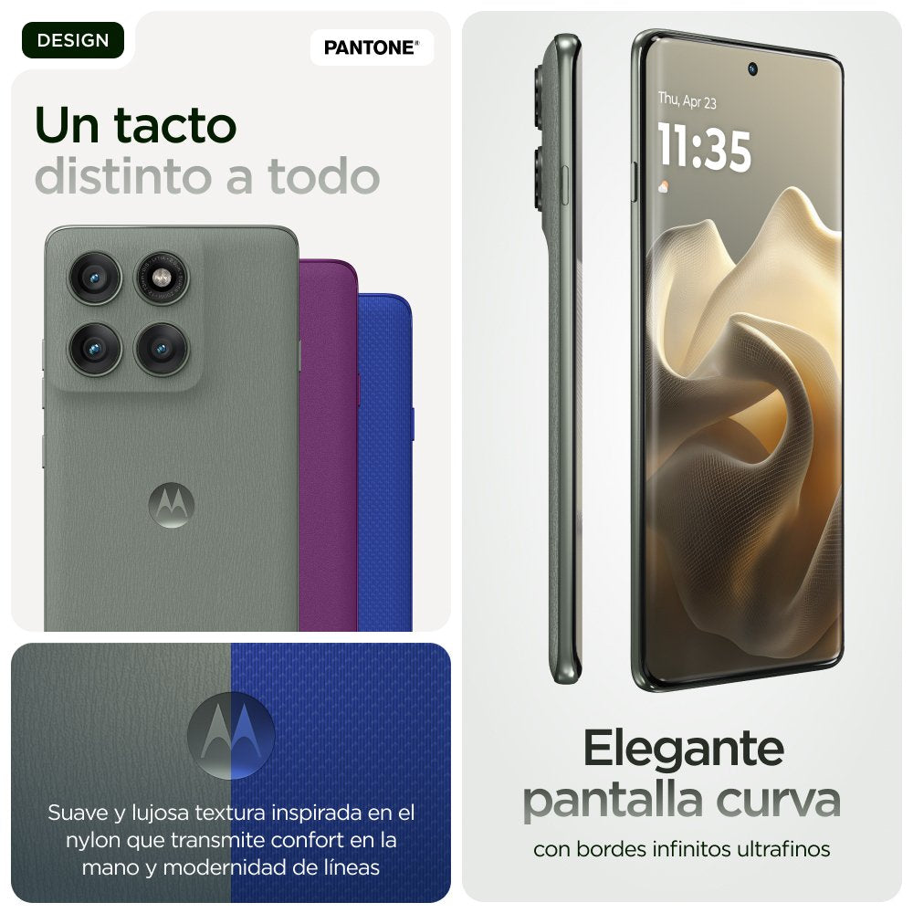 EAN 0840023288890 - Motorola edge 60 pro 16,9 cm (6.67") SIM doble Android 15 5G USB Tipo C 12 GB 512 GB 6000 mAh Gris imagen 16
