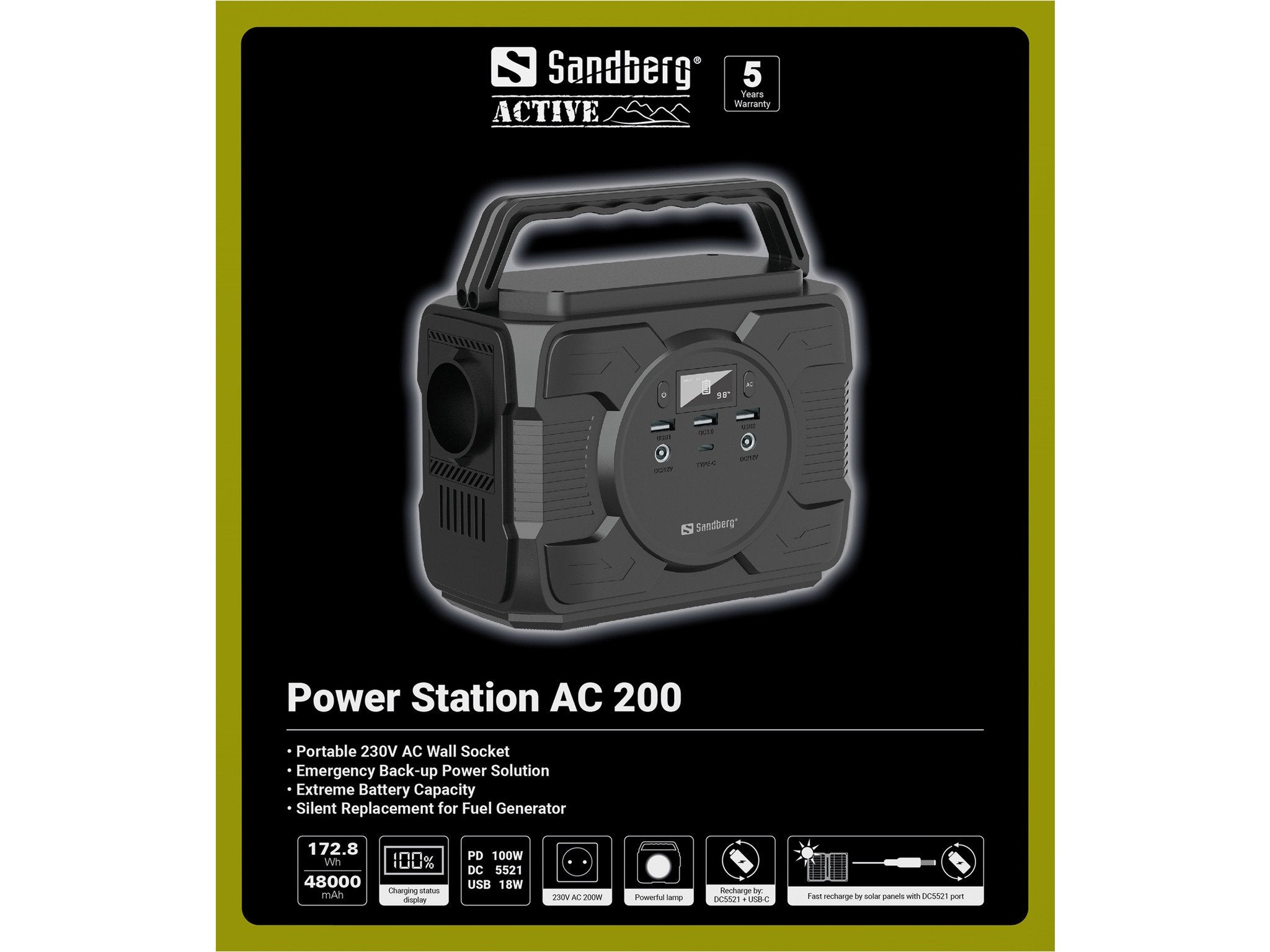 EAN 5705730420832 - Sandberg 420-83 estación de energía portátil 48000 mAh 200 W 1,86 kg imagen 7