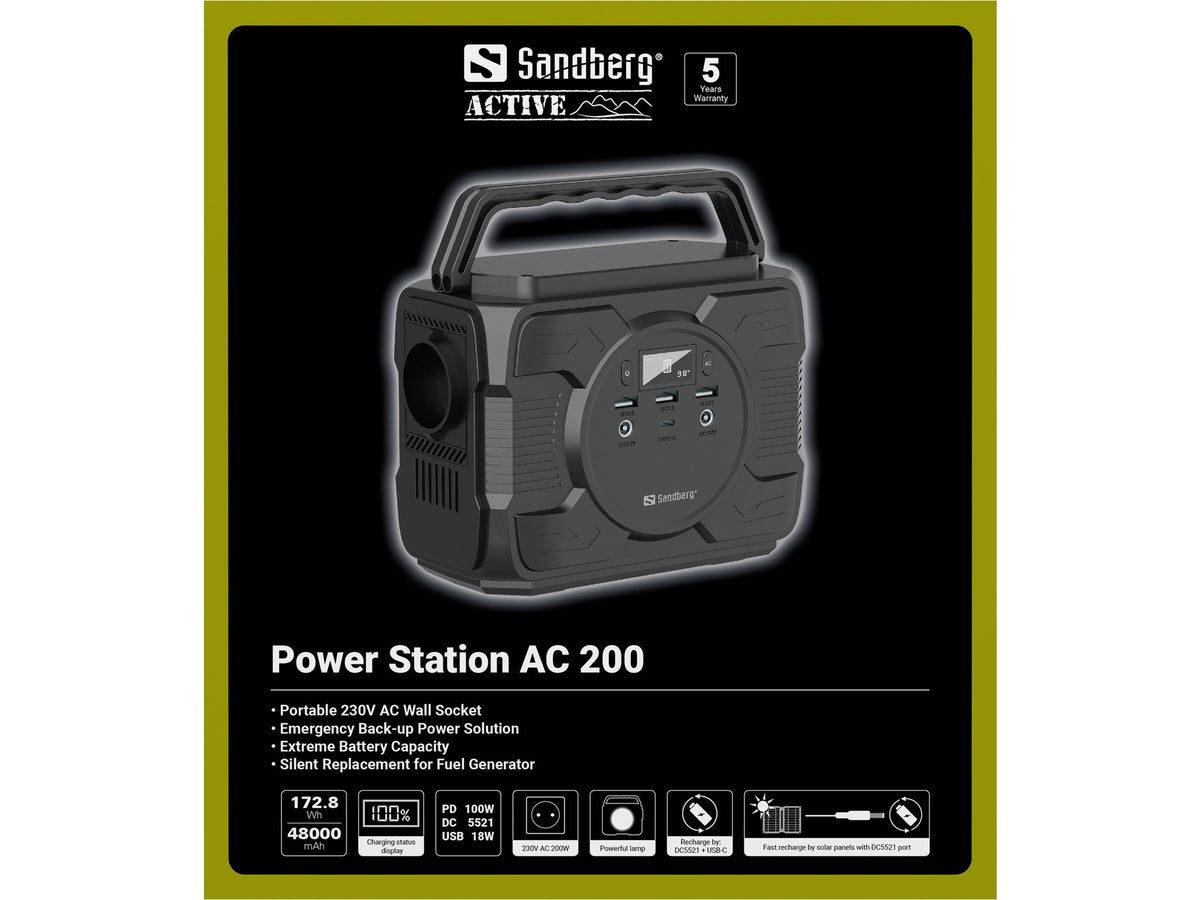 EAN 5705730420832 - Sandberg 420-83 estación de energía portátil 48000 mAh 200 W 1,86 kg imagen 7
