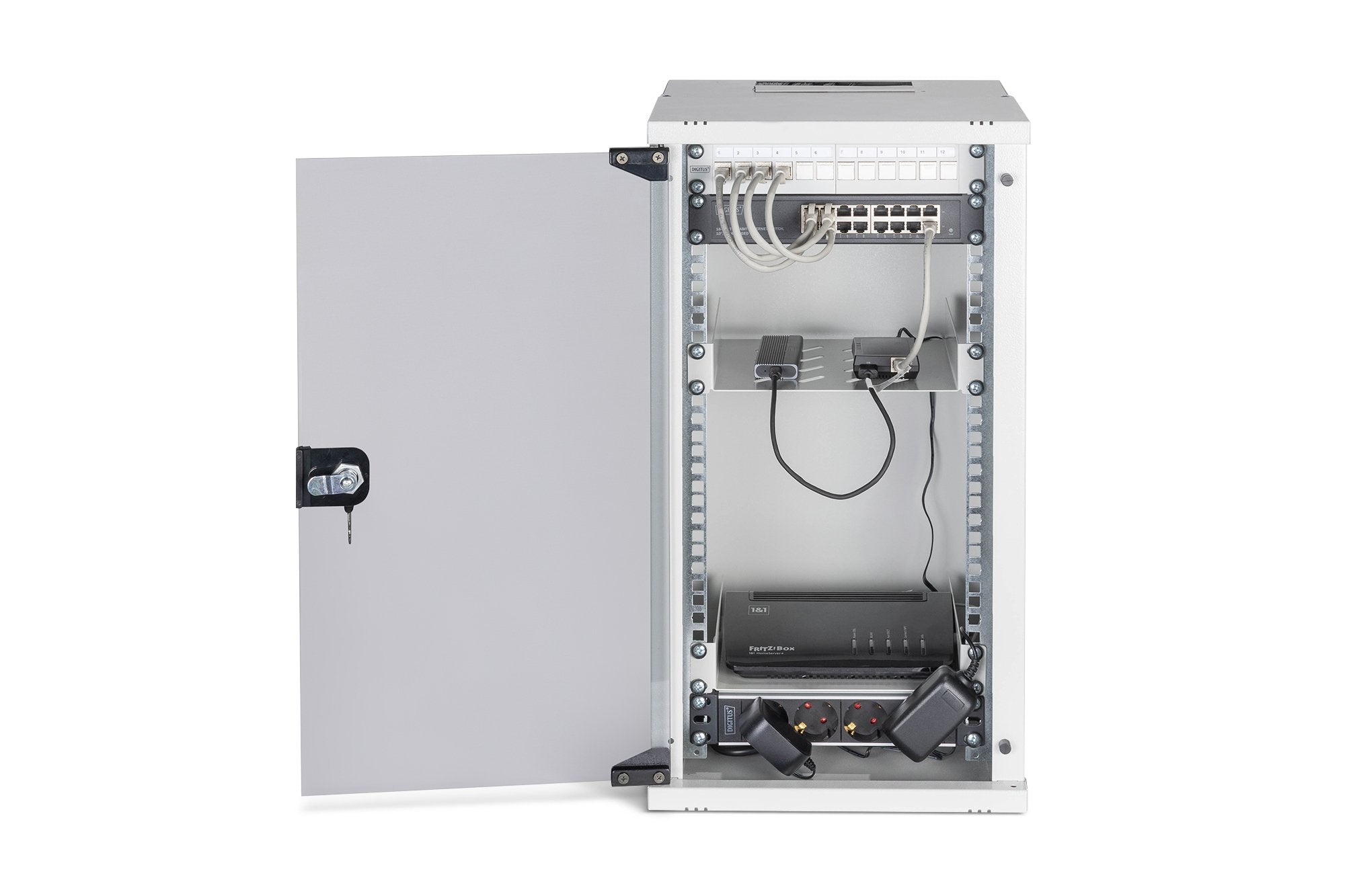 EAN 4016032499442 - Digitus DN-49104-SET armario rack Bastidor de pared Gris imagen 2