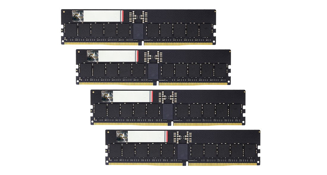 G.Skill Rimm 128 Gb Ddr5-6400 (4x 32 Gb) Quad-Kit Ecc (Negro, F5-6400r3239g32gq4-G5n, Zeta R5 Neo, Registred, Amd Expo) F5-6400r3239g32gq4-G5n