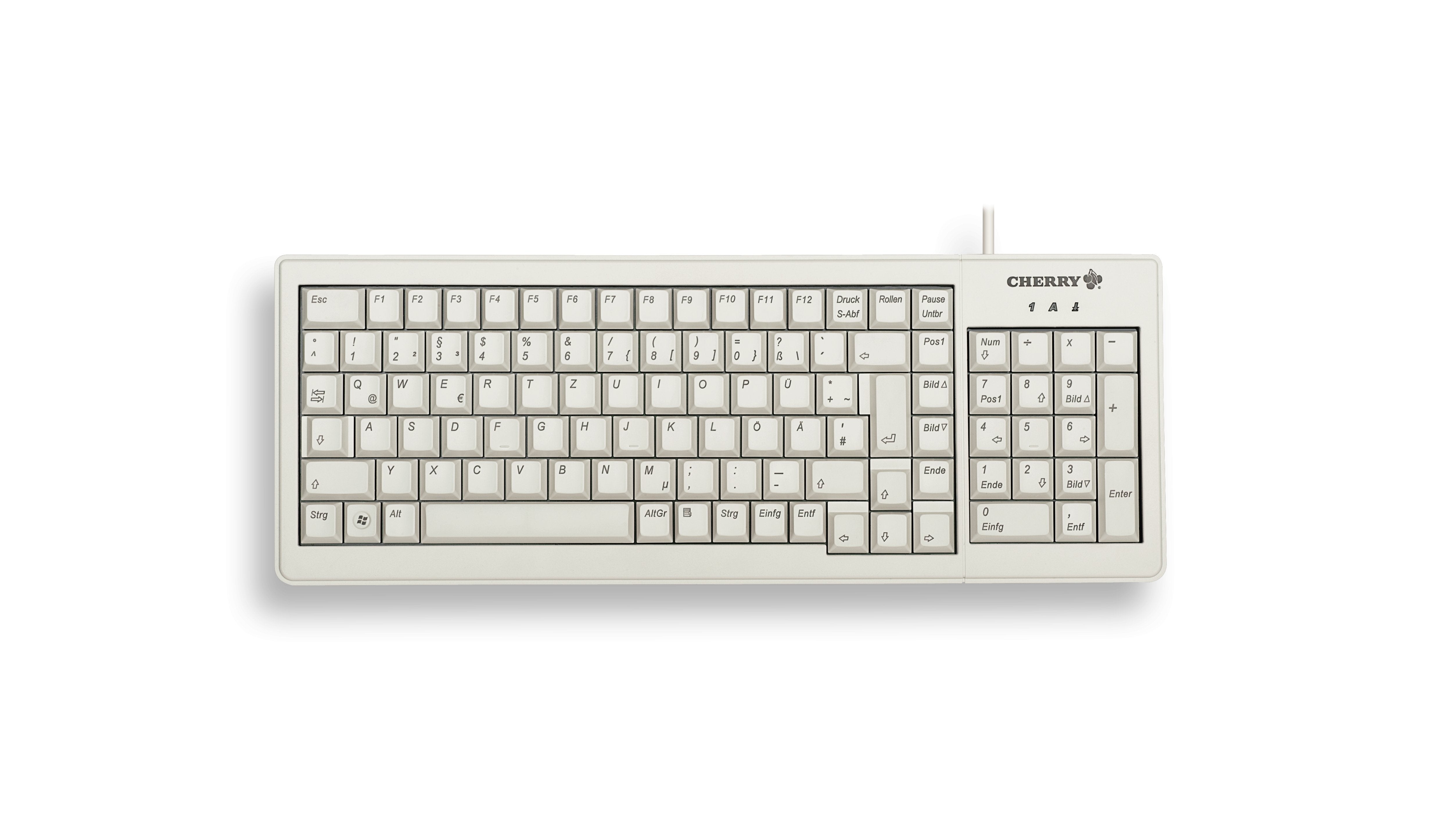 EAN 4025112071300 - CHERRY XS G84-5200 teclado Oficina USB + PS/2 AZERTY Francés Gris imagen 1